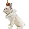 KARE Design Deko Figur King Dog Weiss 33 | Figuren & Skulpturen