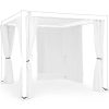 mutoni lifestyle Vorhange-Netz Fur Pavillon Ocean Weiss 300X300 (4Er-Set) | Pavillons Zubehor