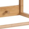 mutoni scandi Wandgarderobe Bellamy Bambus Natur 80 | Garderoben & Kleiderstander