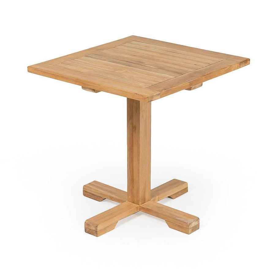 mutoni ethnic Garten Bistrotisch Lomi Teak 70X70 | Bistrotische