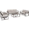 mutoni lifestyle Gartensofa Merrigan 2-Sitzer Coffee | Gartensofas