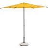 mutoni lifestyle Sonnenschirm Samba Anthrazit-Mimose | Stockschirme