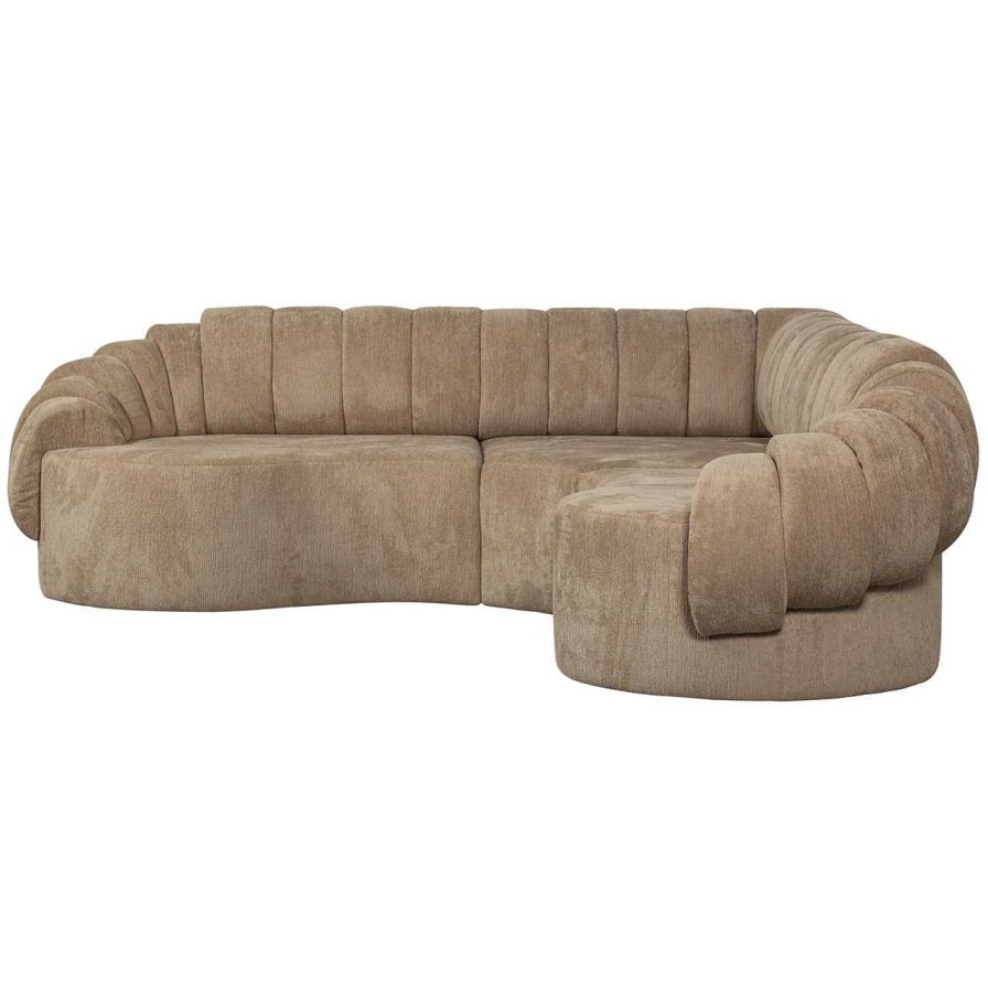 mutoni living Ecksofa Croissant Beige 260X260 | Ecksofas