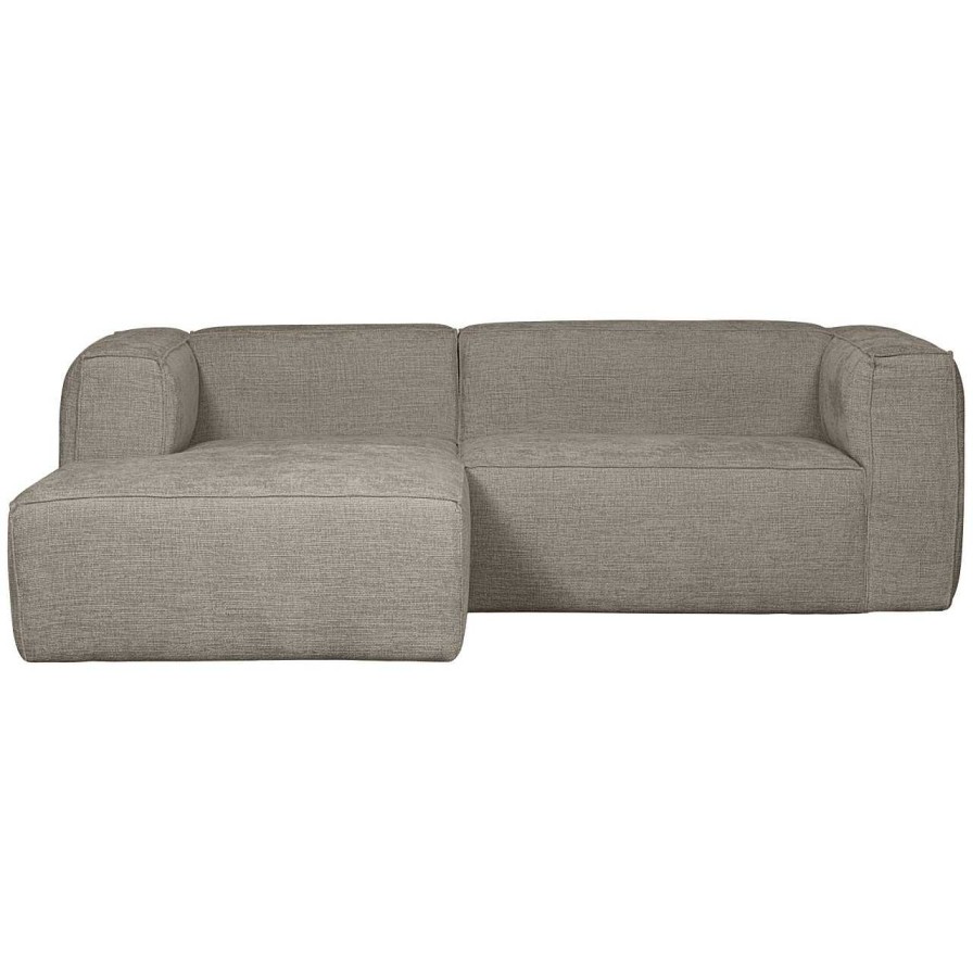 mutoni living Ecksofa Bean Links Hefty Melange Travertin 254X178 | Ecksofas