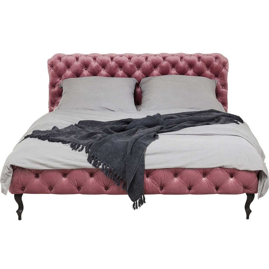 KARE Design Bett Desire Velvet Rose 160X200Cm | Betten