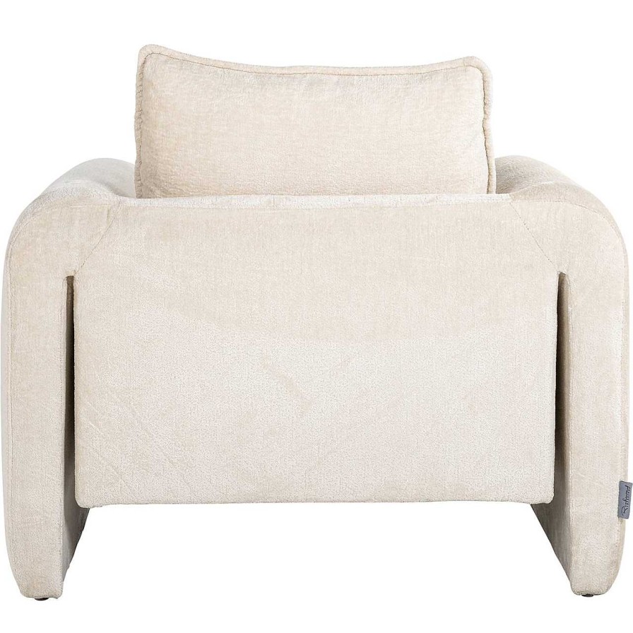 Richmond Interiors Sessel Sandro White Chenille | Design Sessel