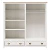 mutoni trend Kleiderschrank Kiefer Massiv 176X54X185 | Kleiderschranke