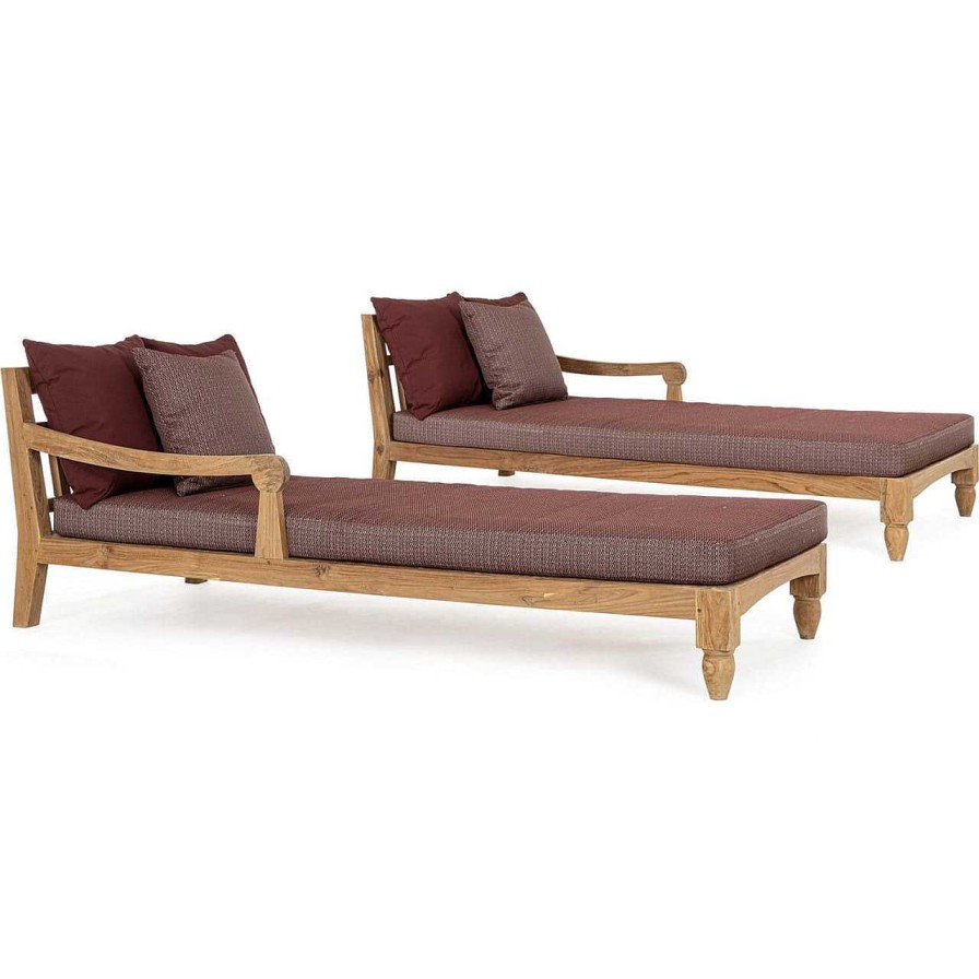 mutoni lifestyle Daybed Bali Wine (2Er-Set) | Daybeds Und Sonneninseln