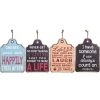 KARE Design Wandschmuck Motto Schwarz | Wohnaccessoires