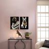 KARE Design Glasbild King Pug 40X60 | Glasbilder