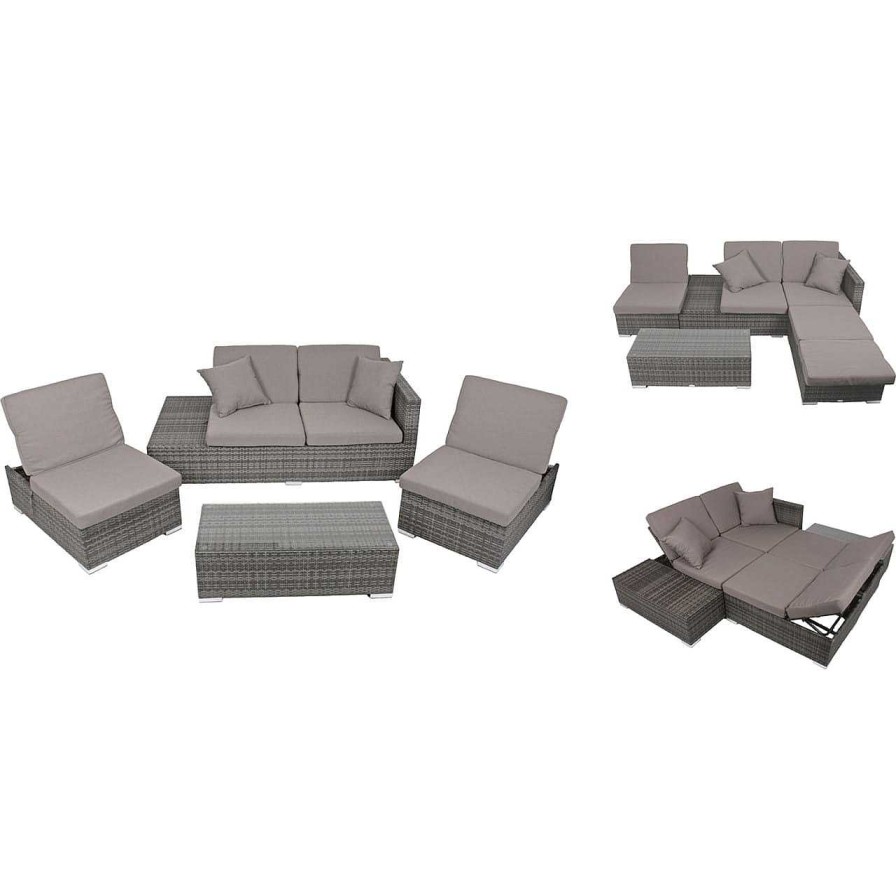 mutoni pleasure Gartenlounge Alcudia Grau | Gartenlounge