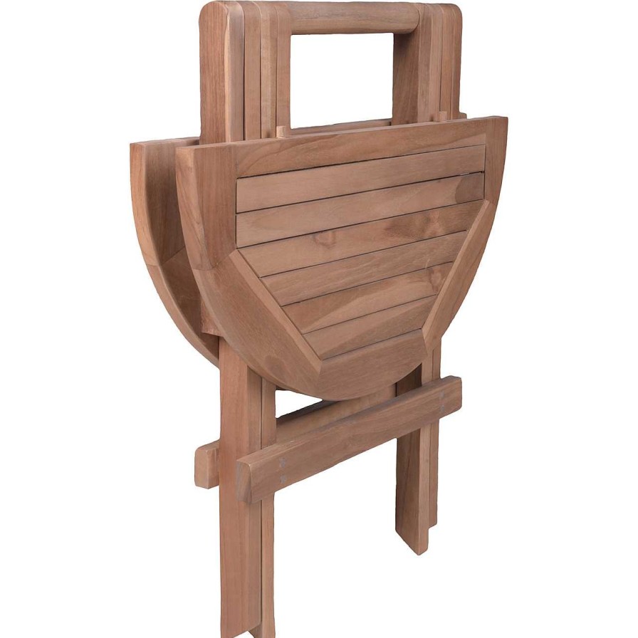 mutoni pleasure Garten Beistelltisch Luang Teak Natur 50X50 | Garten Couchtische Und Beistelltische