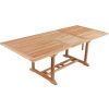 mutoni pleasure Garten Essgruppe Solo V Teak Natur (5-Tlg) | Garten Essgruppen