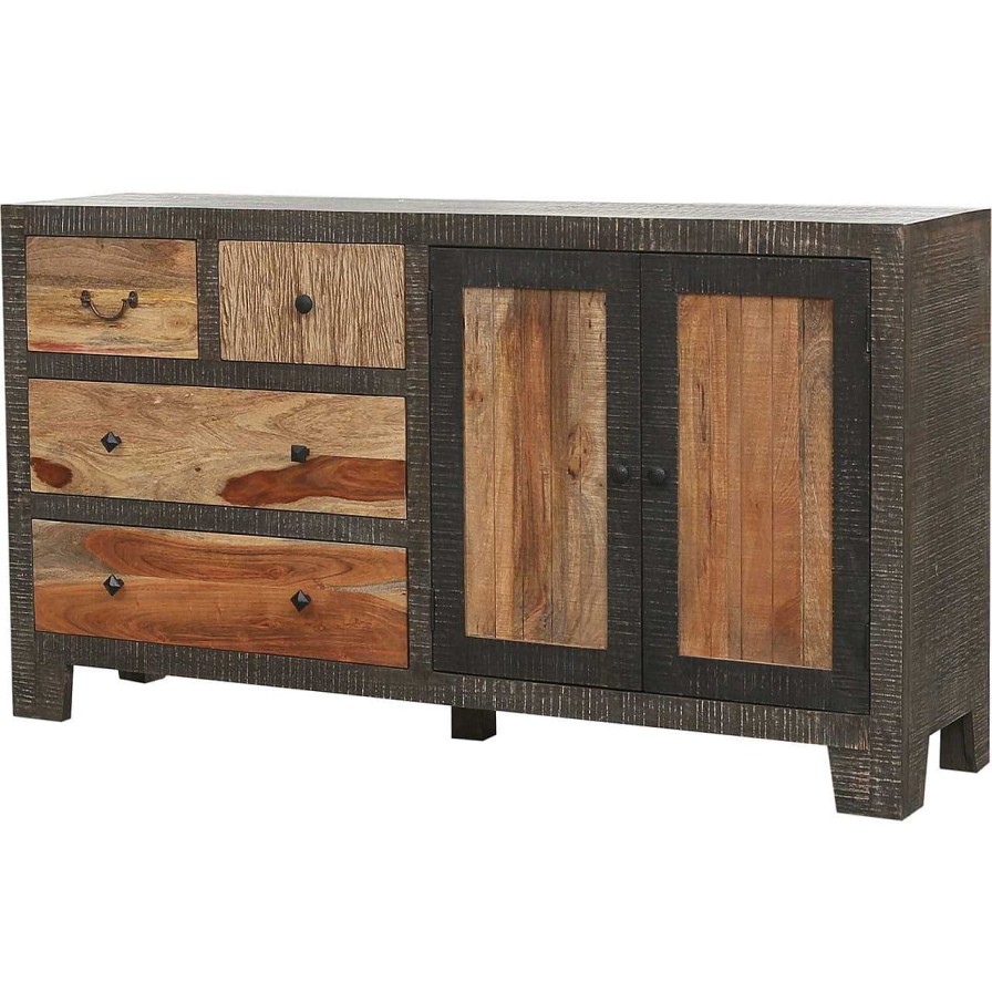 mutoni pleasure Sideboard Tarim Mango Natur Grau 165 | Sideboards