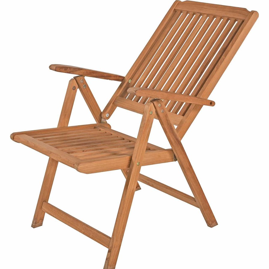 mutoni pleasure Garten Hochlehner Solo Teak Natur | Gartenstuhle