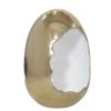 mutoni vintage Windlicht Egg Gold-Weiss 20 | Windlichter & Teelichthalter