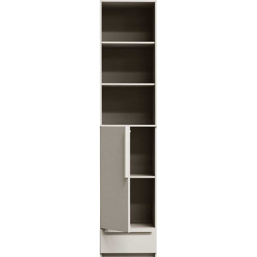 mutoni living Kleiderschrank Pure 1-Turig Kiefer Dust 48X215 | Kleiderschranke