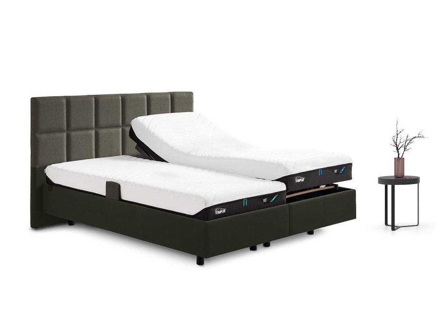 Tempur Tempur Relax Bett Check Bicolor Grey | Betten