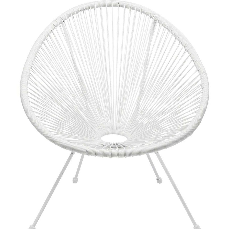 KARE Design Gartenset Acapulco Weiss (2-Tlg) | Balkon-Sets