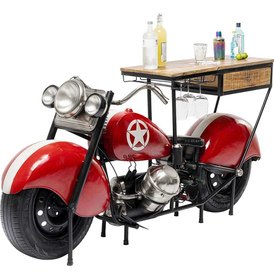 KARE Design Bar Motorbike Rot | Barschranke & Bartheken