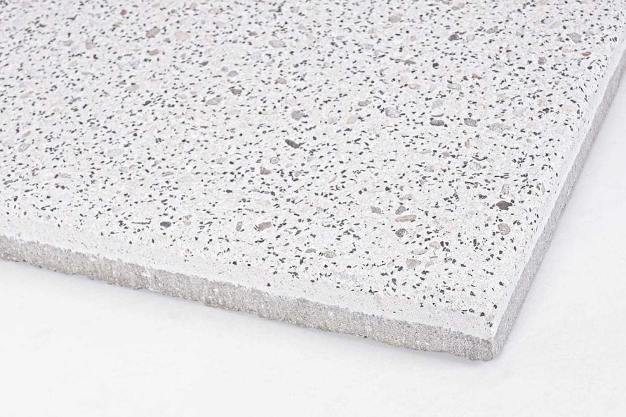 mutoni lifestyle Platten Zu Schirmstander 50X50 Zement Mix Weiss (4Er-Set) | Schirmstander