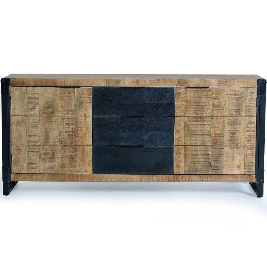 mutoni inspiration Sideboard Mangoholz Natur 180X80 | Sideboards