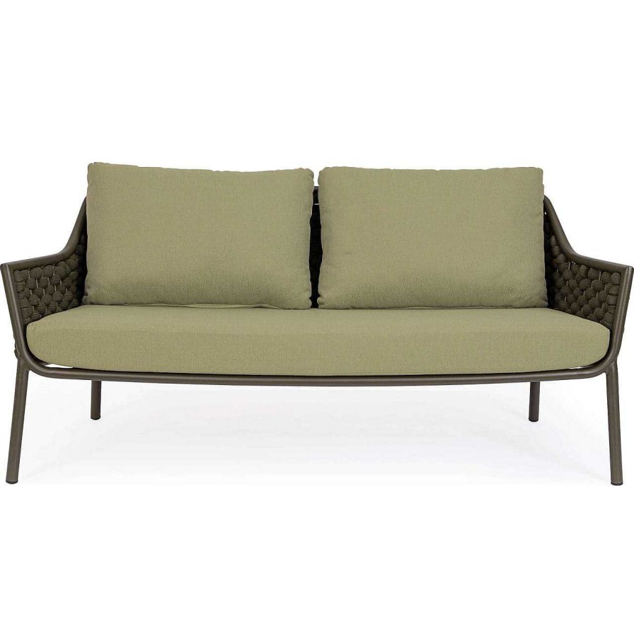 mutoni lifestyle Gartensofa Everly 2-Sitzer Olive | Gartensofas