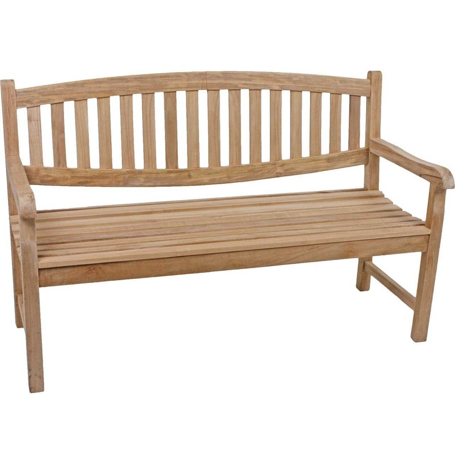 mutoni pleasure Gartenbank Lombok Teak Natur 150 | Gartenbanke