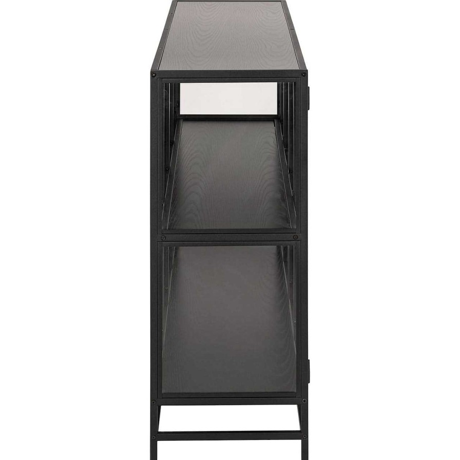 mutoni scandi Vitrine Multiple Bronx Metall Schwarz 152 | Vitrinen