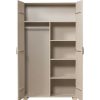 mutoni living Kleiderschrank Noah Kiefer Geburstet Dust 200X110 | Kleiderschranke