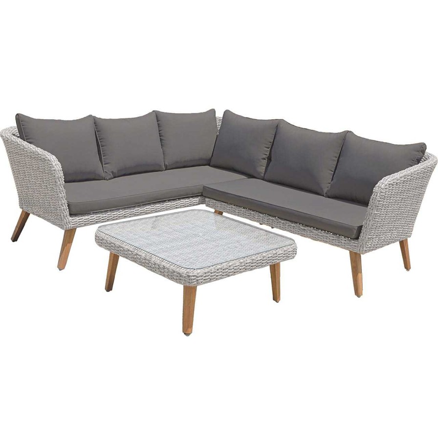 mutoni pleasure Gartenlounge Pamplona Grau | Gartenlounge