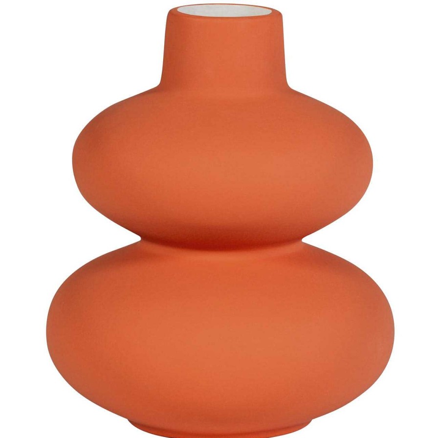 mutoni living Vase Sensual Keramik Burned Orange 19 | Vasen