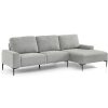 mutoni lifestyle Bettsofa Washington Hellgrau | Bettsofas