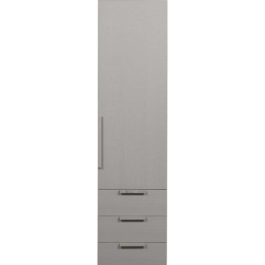 mutoni living Schrank Rens 1-Turig Kieselgrau 55X210 | Kleiderschranke