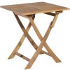 mutoni living Bistrotisch Folding Teak 70X70 | Garten Klapptische