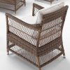 mutoni ethnic Gartenlounge Camille Polyrattan Bronze 5-Teilig | Gartenlounge