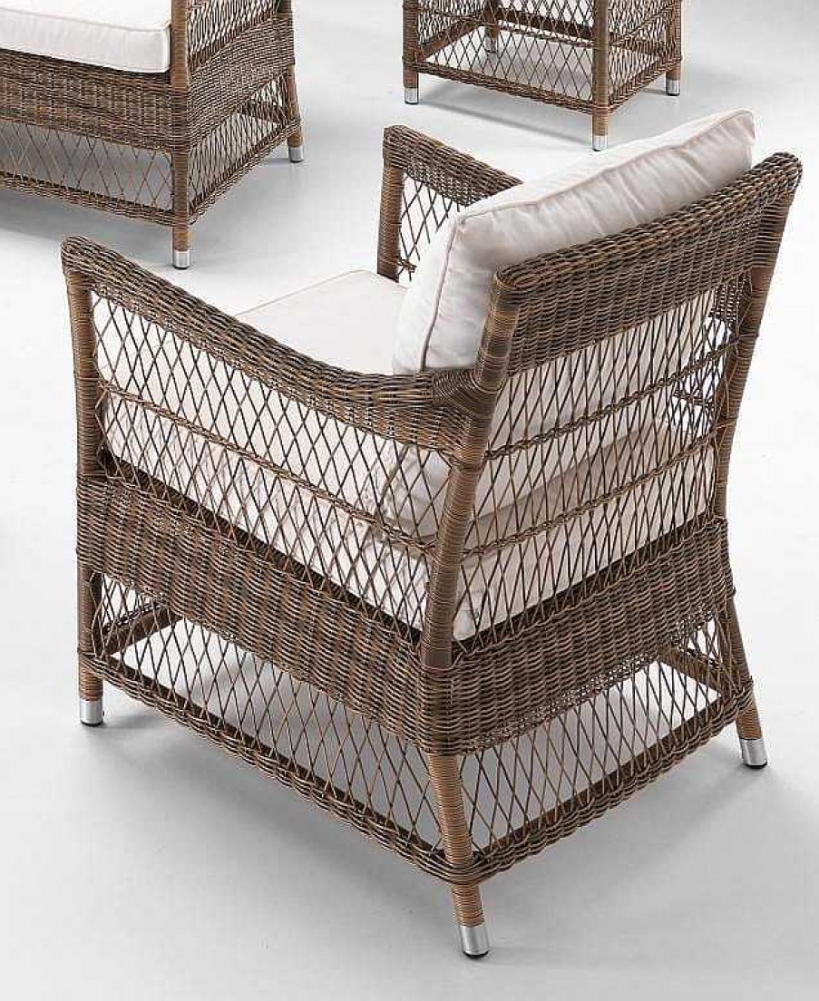 mutoni ethnic Gartenlounge Camille Polyrattan Bronze 5-Teilig | Gartenlounge